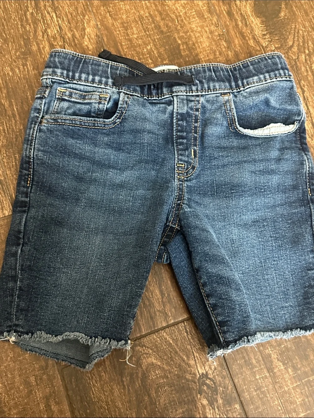Old Navy Kids Distressed Blue Denim Shorts bundle of 2